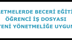 Öğrenci İş Dosyası