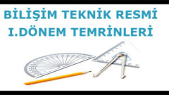 Teknik Resim Temrinleri 1.Dönem