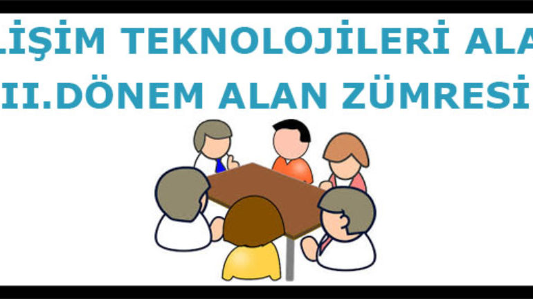Bilişim Teknolojileri Alanı 2. Dönem Alan Zümre Toplantısı