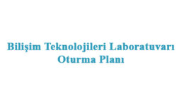 Laboratuvar Oturma Planı