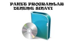 Paket Programlar Deneme-7