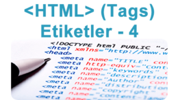 HTML Etiketler 4
