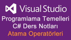 C# ATAMA OPERATÖRLERİ