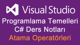 C# ATAMA OPERATÖRLERİ