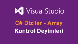 C# Diziler-Array