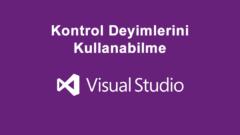 Kontrol Deyimlerini Kullanabilme
